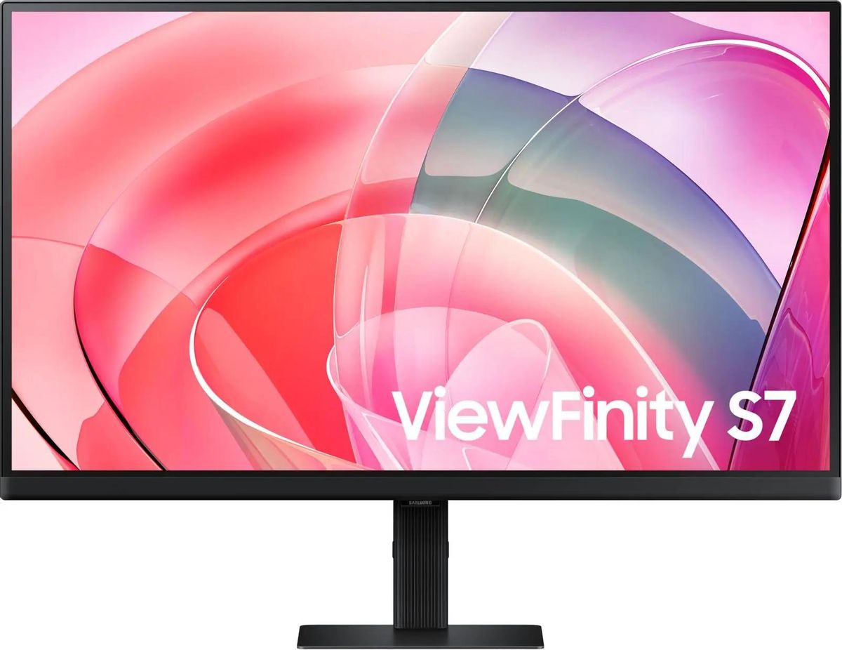 27" Монитор Samsung ViewFinity S7 S27D700EAIXCI,  3840x2160,  IPS,  1хHDMI,  1хDP,  черный [ls27d700eaixci]